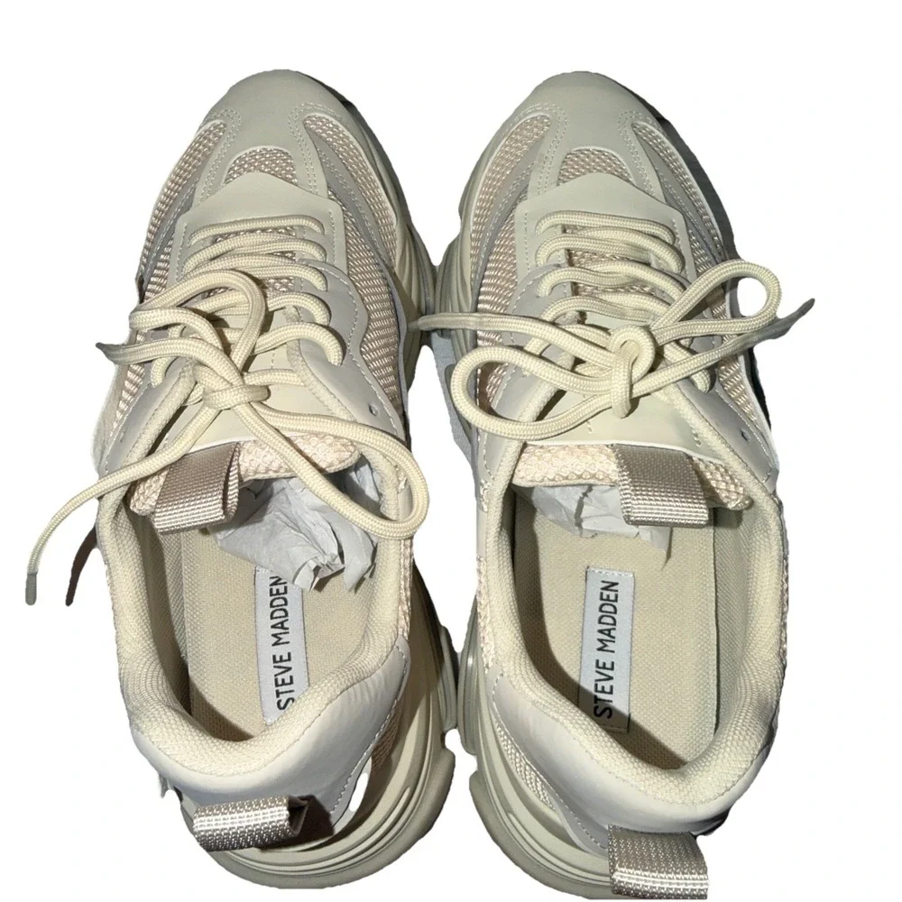 NEW Steve Madden 11 M Women's Possession‎ Sneaker Taupe/Suede IN BOX